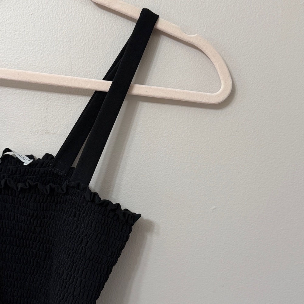 Zara Smocked Ruffled Crop Top - Picture 7 of 10